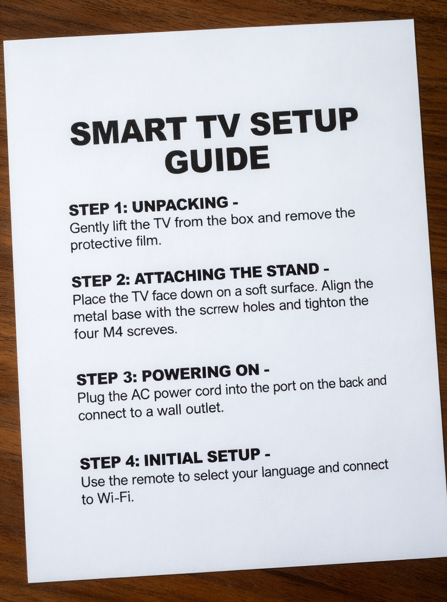 Smart TV Setup Guide